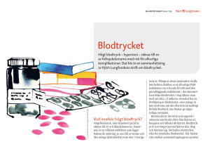 Blodtrycket - Hjärt