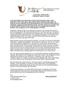 Pressmeddelande