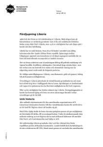 Fördjupning Liberia