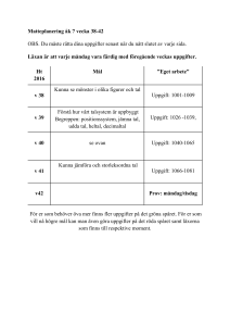 Matteplanering åk 7 vecka 38