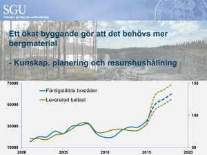 Berggrundens lämplighet som ballastmaterial för betong
