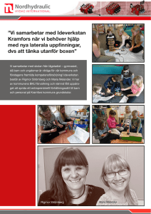 Vi samarbetar med Ideverkstan Kramfors när vi