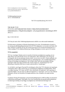TCOs yttrande