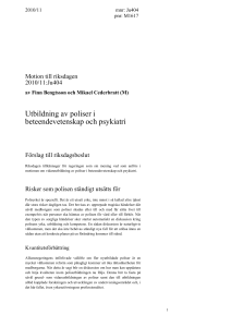 M - Riksdagens öppna data