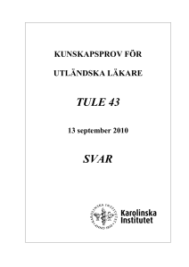TULE-prov 43, facit