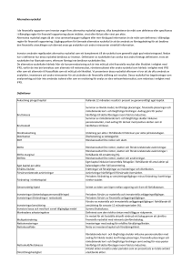 Alternativa nyckeltal Definitioner Avkastning på eget