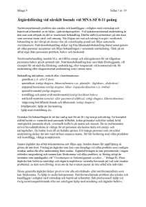 Åtgärdsförslag vid identifierad risk för undernäring