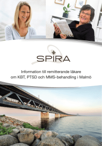 Information till remitterande läkare om KBT, PTSD