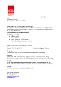 Till anmälda cirkeldeltagare