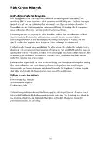 Bisyssla - Röda Korsets Högskola