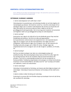 vetenskap, kunskap, sanning