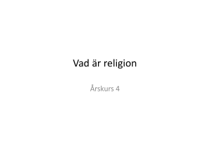 Vad är religion