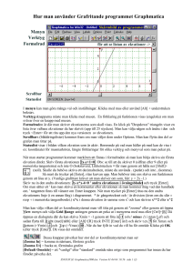 Hur man använder Grafritande programmet Graphmatica