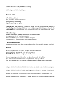 Samhällsekonomisk kalkyl SFI Yrkesutveckling A Produktionstillskott
