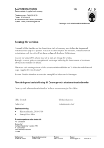 Strategi för e-hälsa
