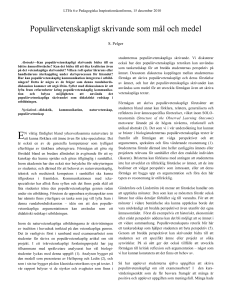 Proceedings LTH 2010 - Lunds Tekniska Högskola