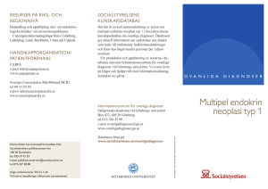 Multipel endokrin neoplasi typ 1