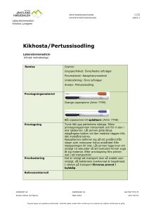 Kikhosta/Pertussisodling