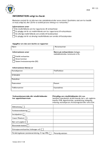 DNR Sid (2) DNR INFORMATION enligt lex Sarah Blanketten