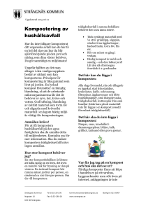 INFO om kompostering