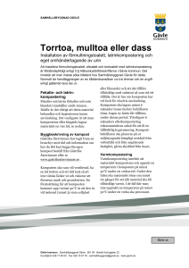 Informationsblad förmultningstoalett mm