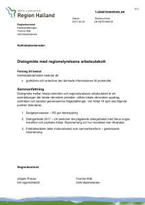 Mall - Tjänsteskrivelse
