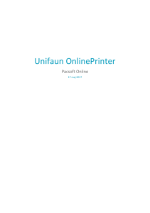 Unifaun OnlinePrinter