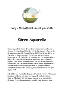 2009- Sång i Midnattssol