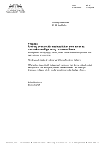 Läs yttrandet som word-dokument - Myndigheten för tillgängliga