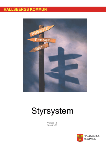 Styrsystem - Hallsbergs kommun