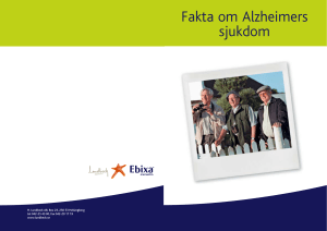 Fakta om Alzheimers sjukdom