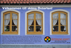 Välkommen till sköna Österlen!