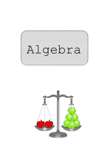 Algebra