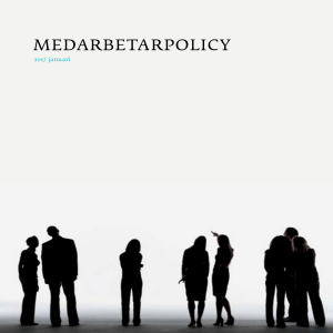 Lantmäteriets medarbetarpolicy