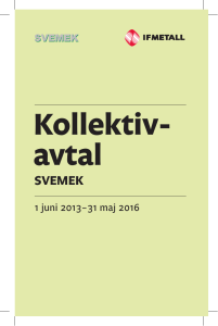 Kollektiv- avtal - Industriarbetsgivarna