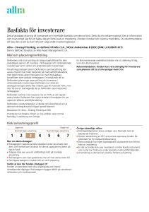KIID Allra Strategi Försiktig B