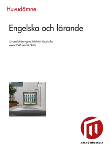 Engelska och lärande