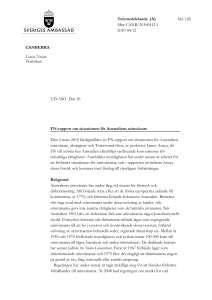 UD-ASO Dnr 26 FN-rapport om situationen för