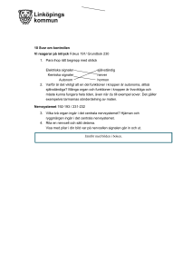 10 Svar om kontrollen Vi reagerar på intryck Fokus 191/ Grundbok
