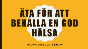 Individuella behov