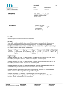 Förändrad subvention för Harvoni efter trepartsöverläggningar