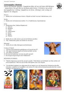 Instuderingsuppgifter Hinduism/Buddhism