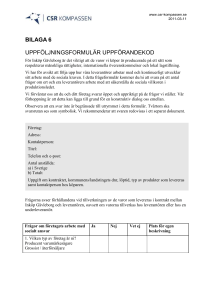 Administrativa bestämmelser och sanktioner för sociala krav