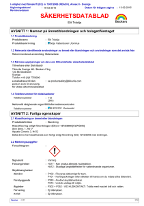 säkerhetsdatablad