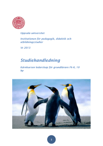Examination moment A - Studentportalen