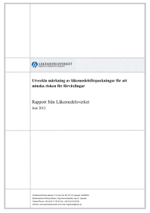 Rapport till Regeringskansliet