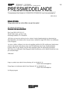 pressmeddelande