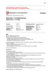 Se denna kursplan som PDF