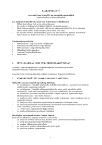 PAKKAUSSELOSTE
