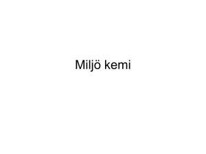 Miljö kemi